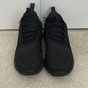 Nike Air Max 270 Shoes Triple Black Women Size US9